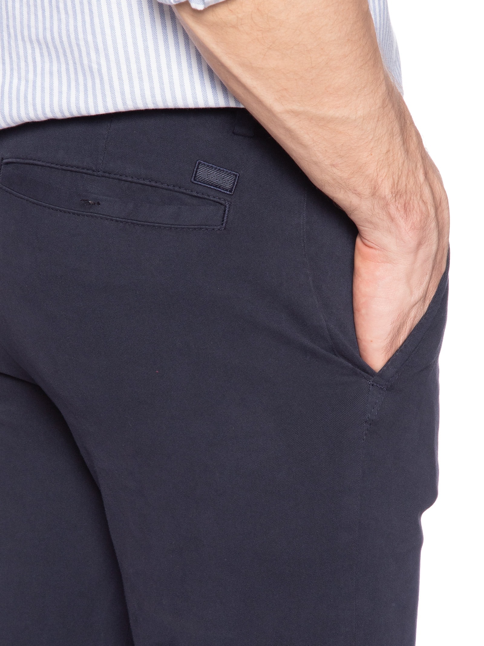 Calça Masculina Reta H-Kaiton 01 Azul Boss