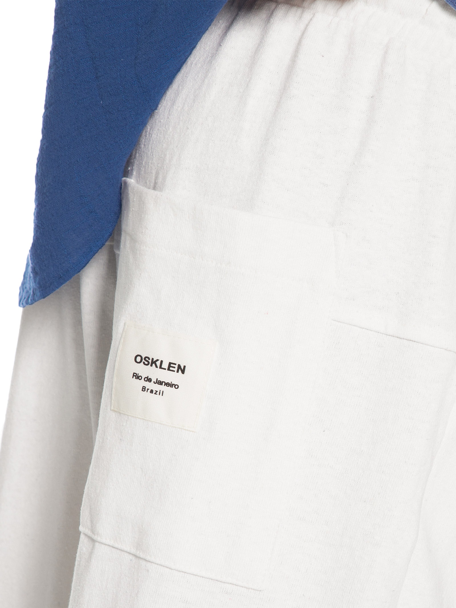Calça Masculina Reta Over Eco Fabric Off White Osklen
