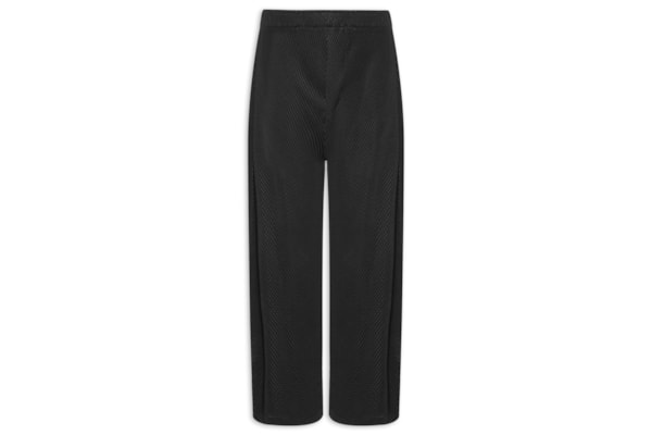 Calça Masculina Reta Tokyo Pleats – Preto
