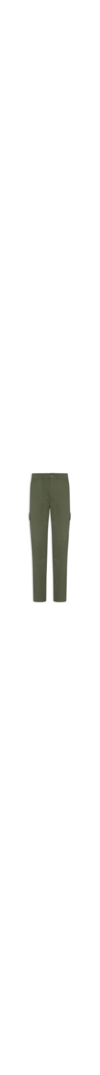 Calça Masculina Sarja Bolso Cargo - Verde
