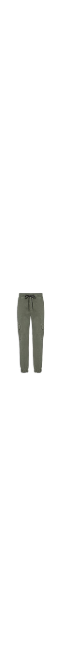 Calça Masculina Sarja Cargo Jogger Melburn - Verde