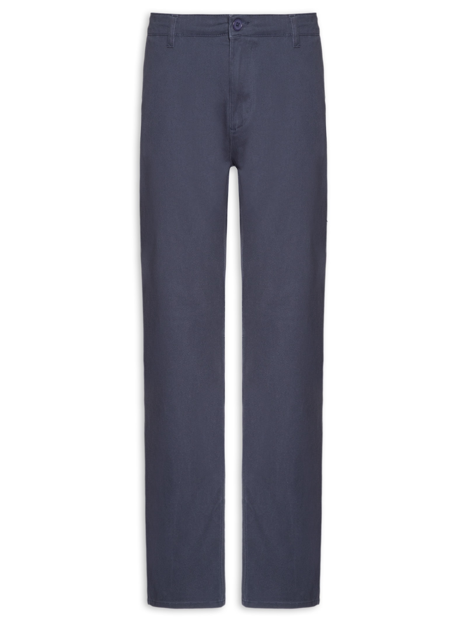 Calça Masculina Sarja Chino Azul '2 Essential