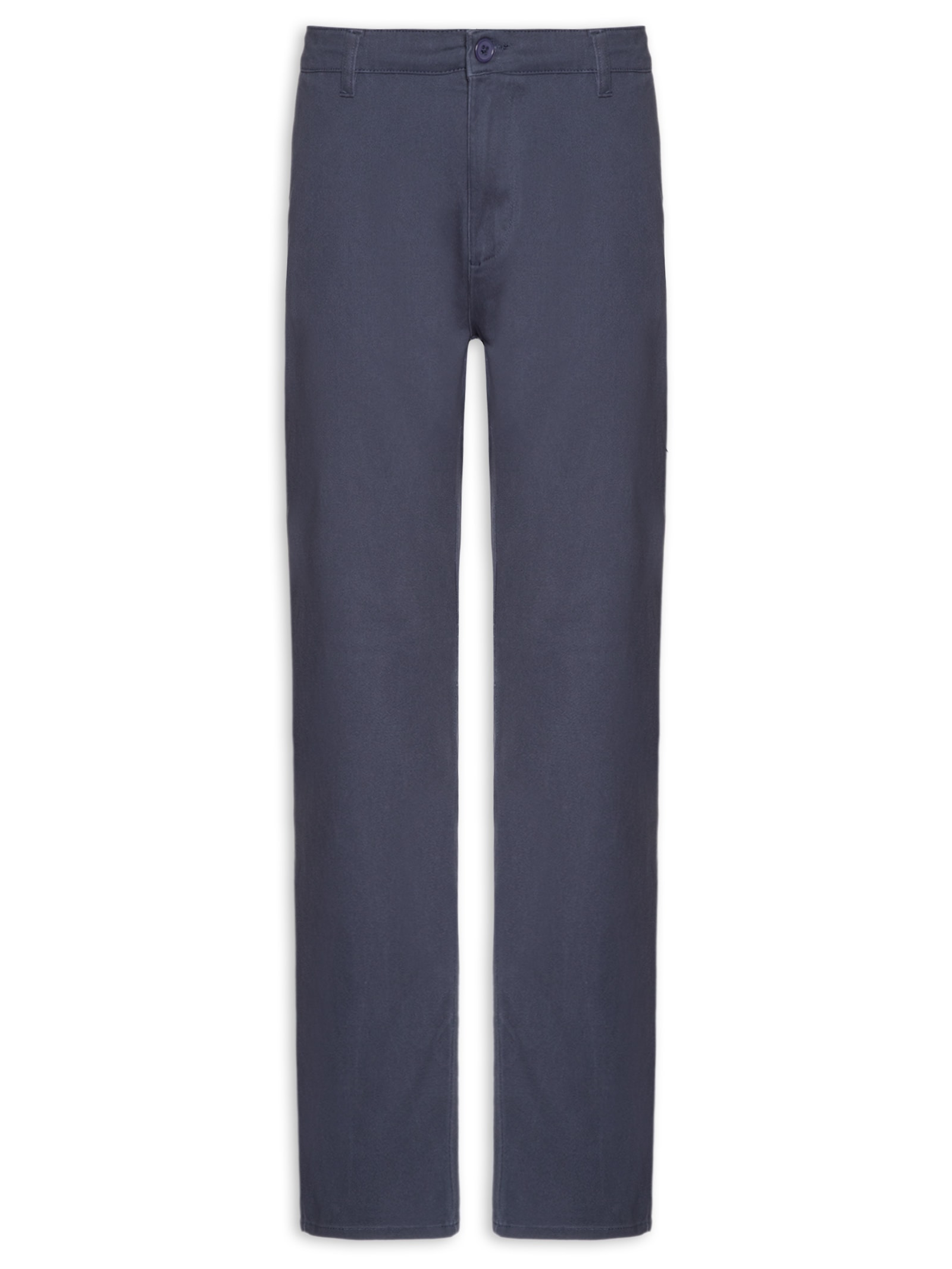 Calça Masculina Sarja Chino Azul '2 Essential