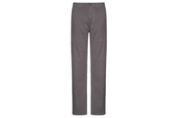 Calça Masculina Sarja Chino - Cinza