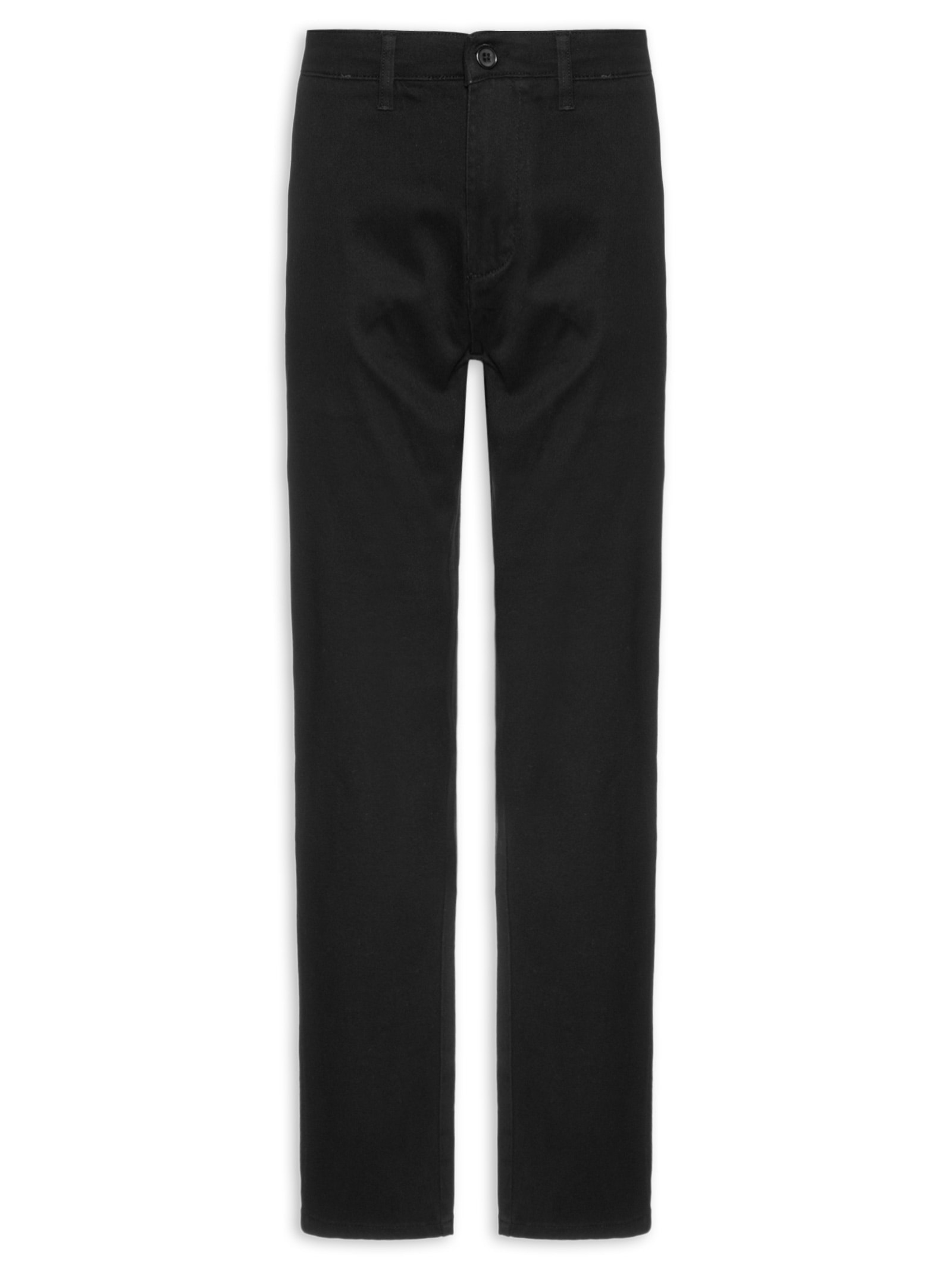 Calça Masculina Sarja Chino Preto '2 Essential
