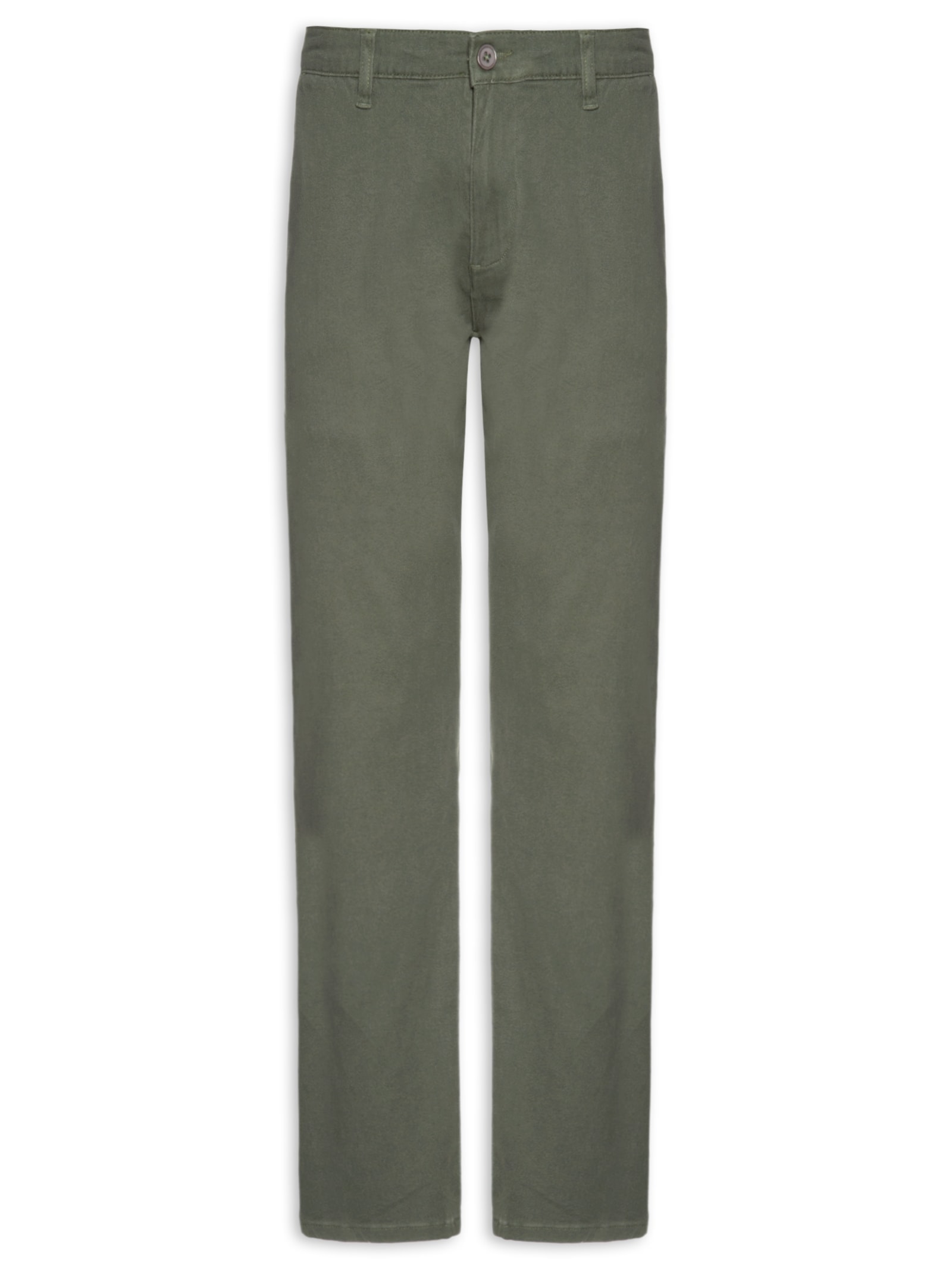 Calça Masculina Sarja Chino Verde '2 Essential