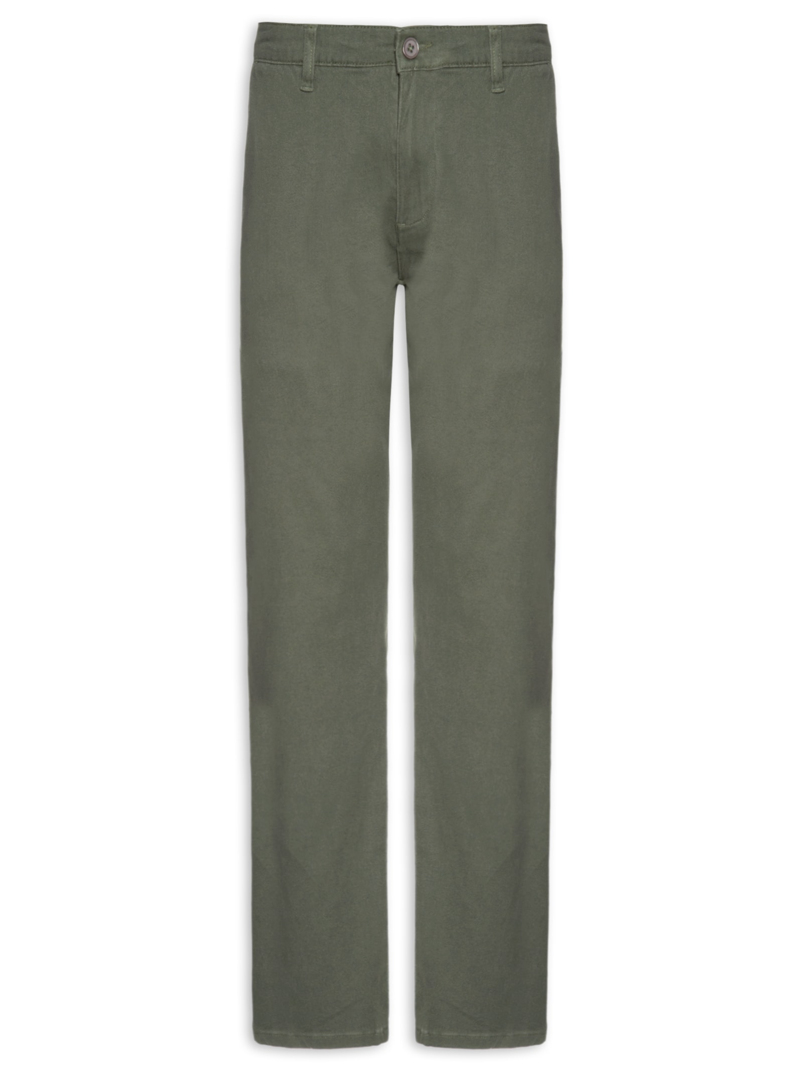 Calça Masculina Sarja Chino Verde '2 Essential
