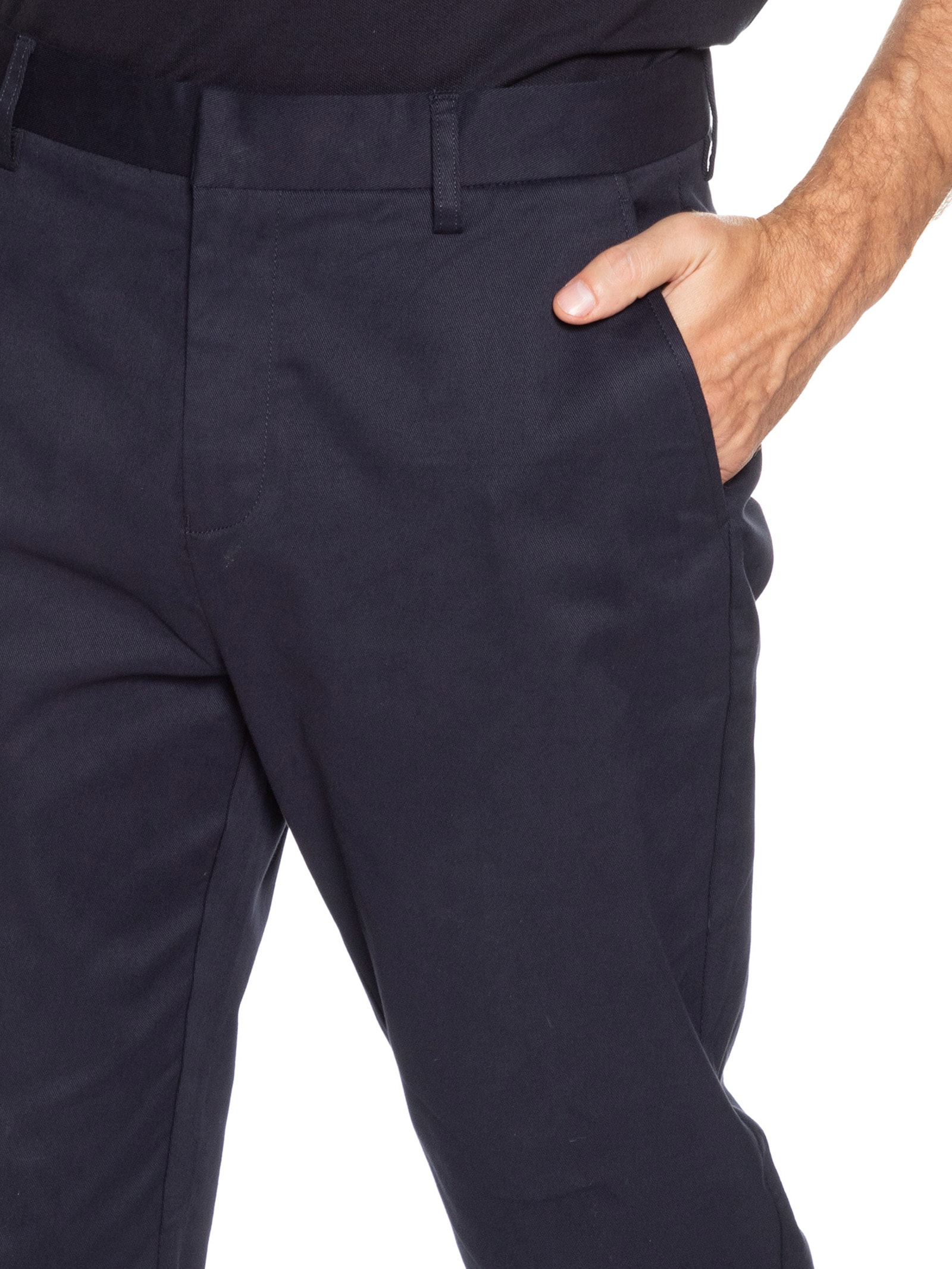 Calça Masculina Sarja Colors New Azul Foxton