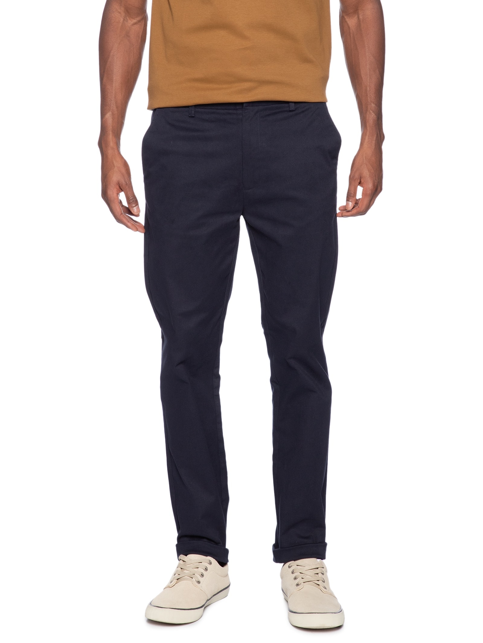 Calça Masculina Sarja Colors New Azul Foxton