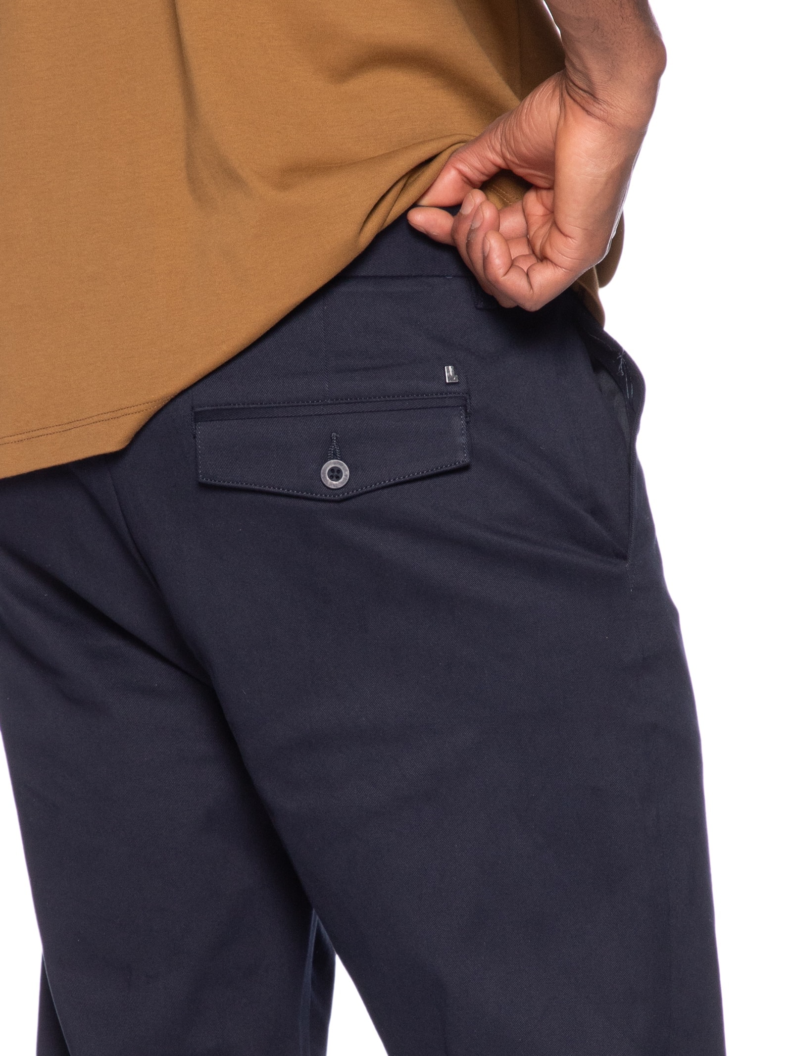 Calça Masculina Sarja Colors New Azul Foxton