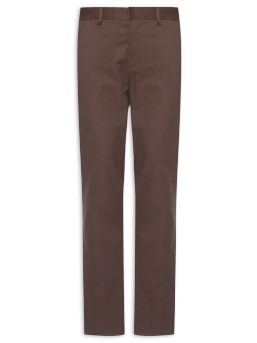 Calça Masculina Sarja Colors New – Marrom