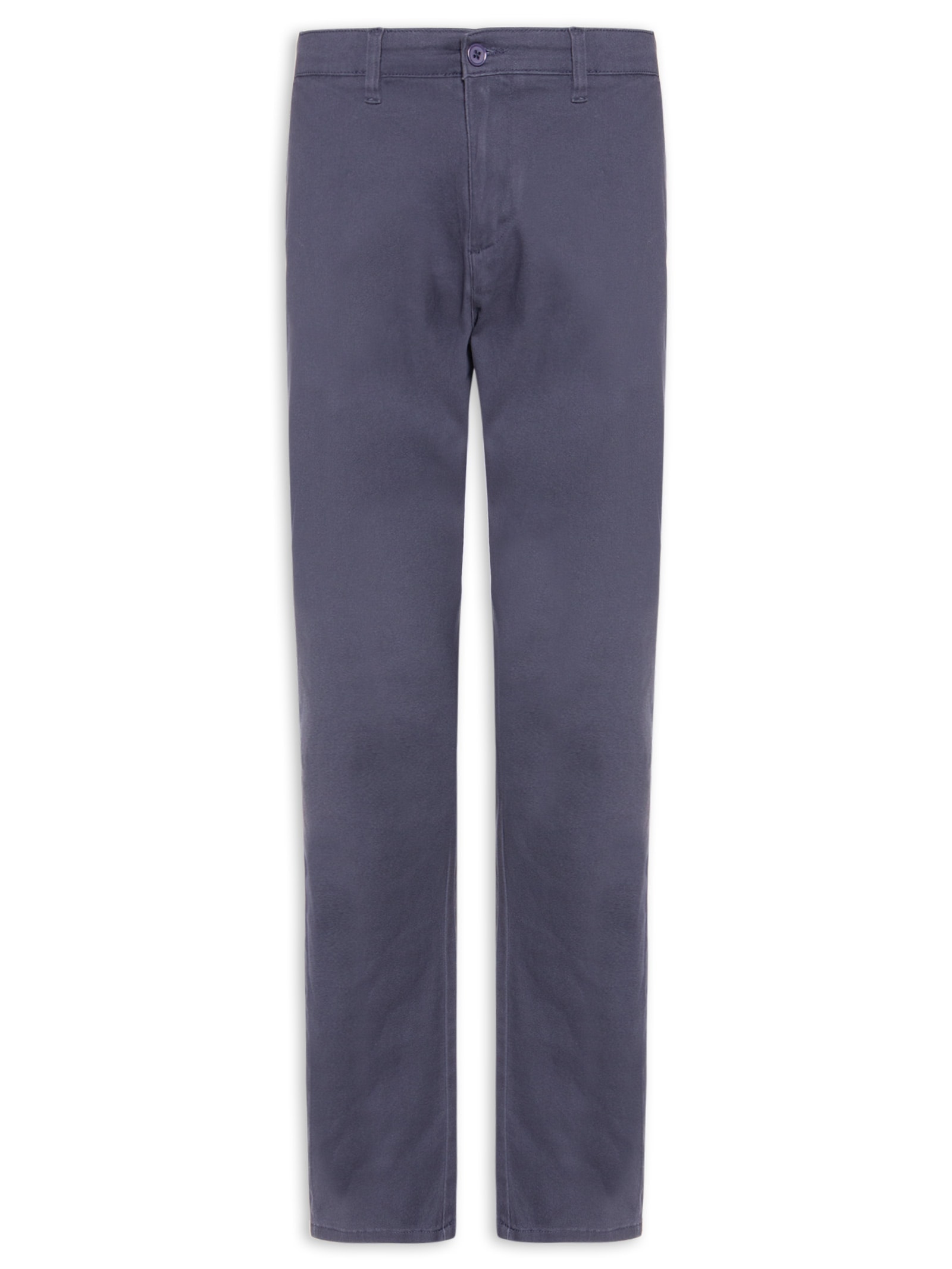 Calça Masculina Sarja Marinho Azul Basiq Men