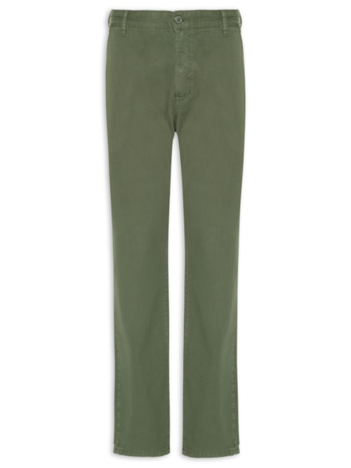 Calça Masculina Sarja Reta – Verde