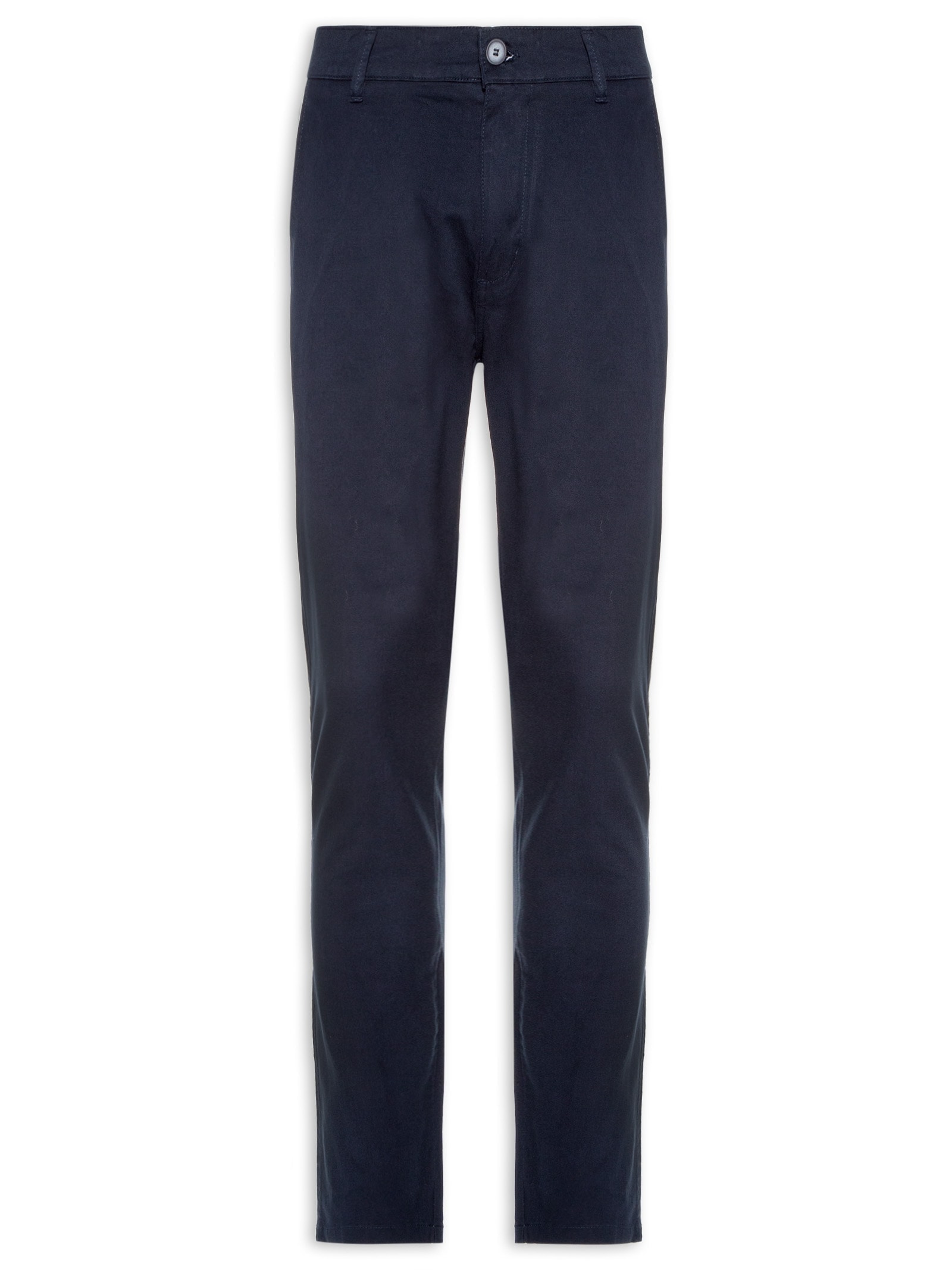 Calça Masculina Sarja Slim Fit Color Azul '2 Essential