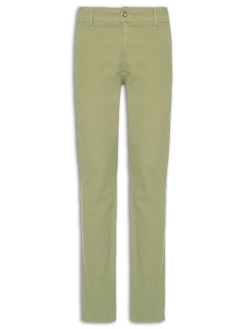 Calça Masculina Sarja Slim – Verde