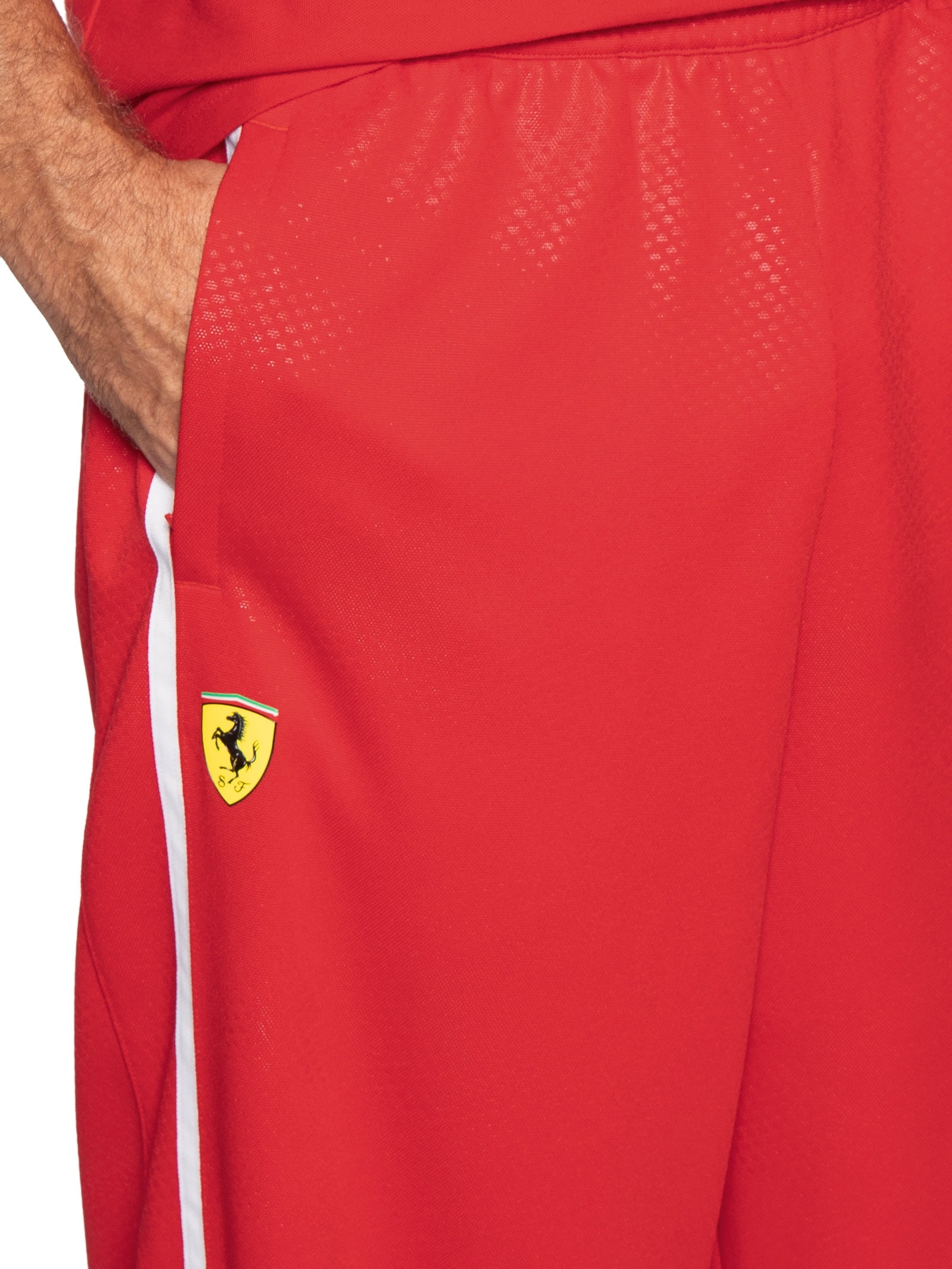 Calça Masculina Scuderia Ferrari T7 Oversized Trac Vermelho Puma