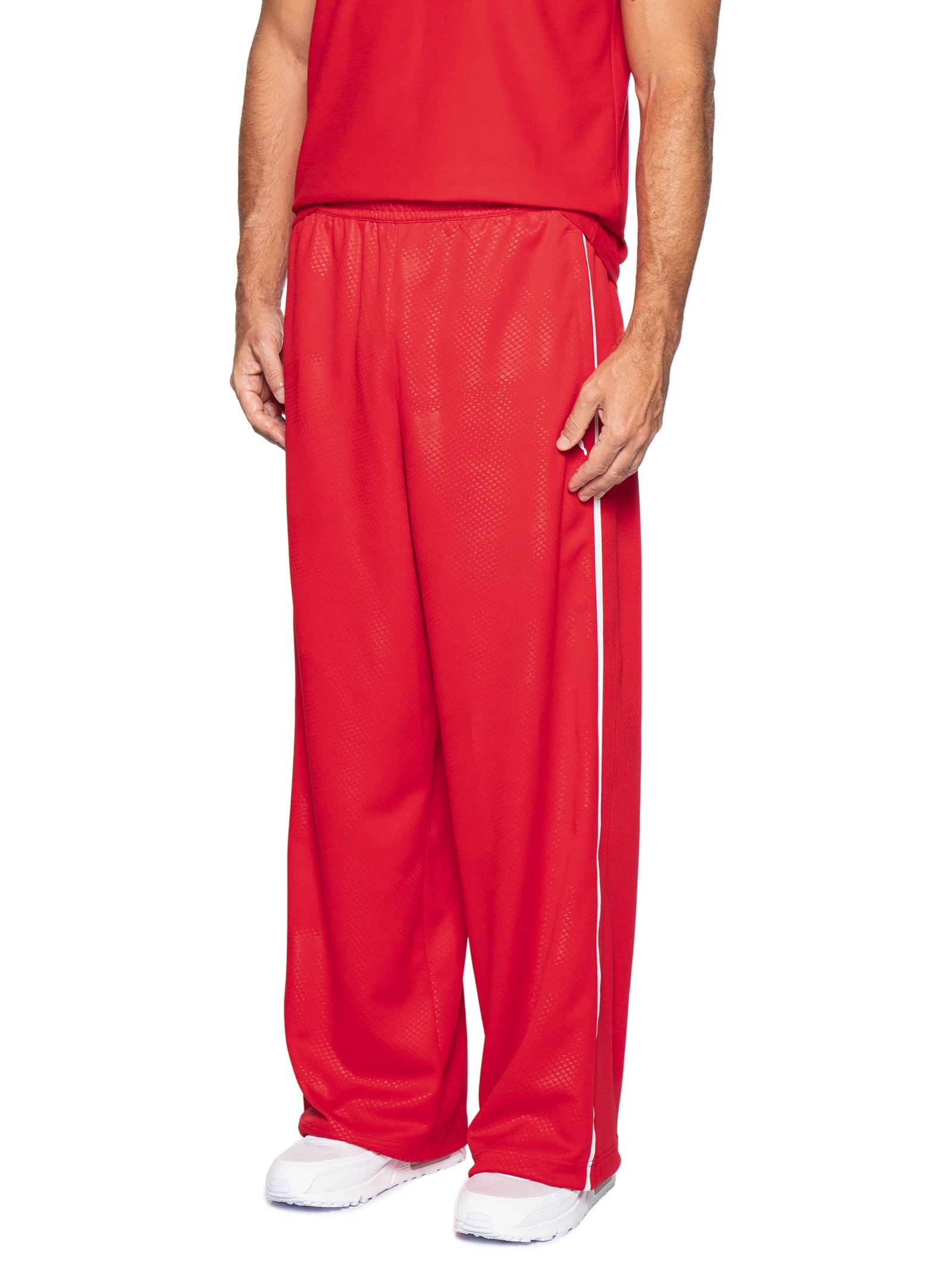 Calça Masculina Scuderia Ferrari T7 Oversized Trac Vermelho Puma