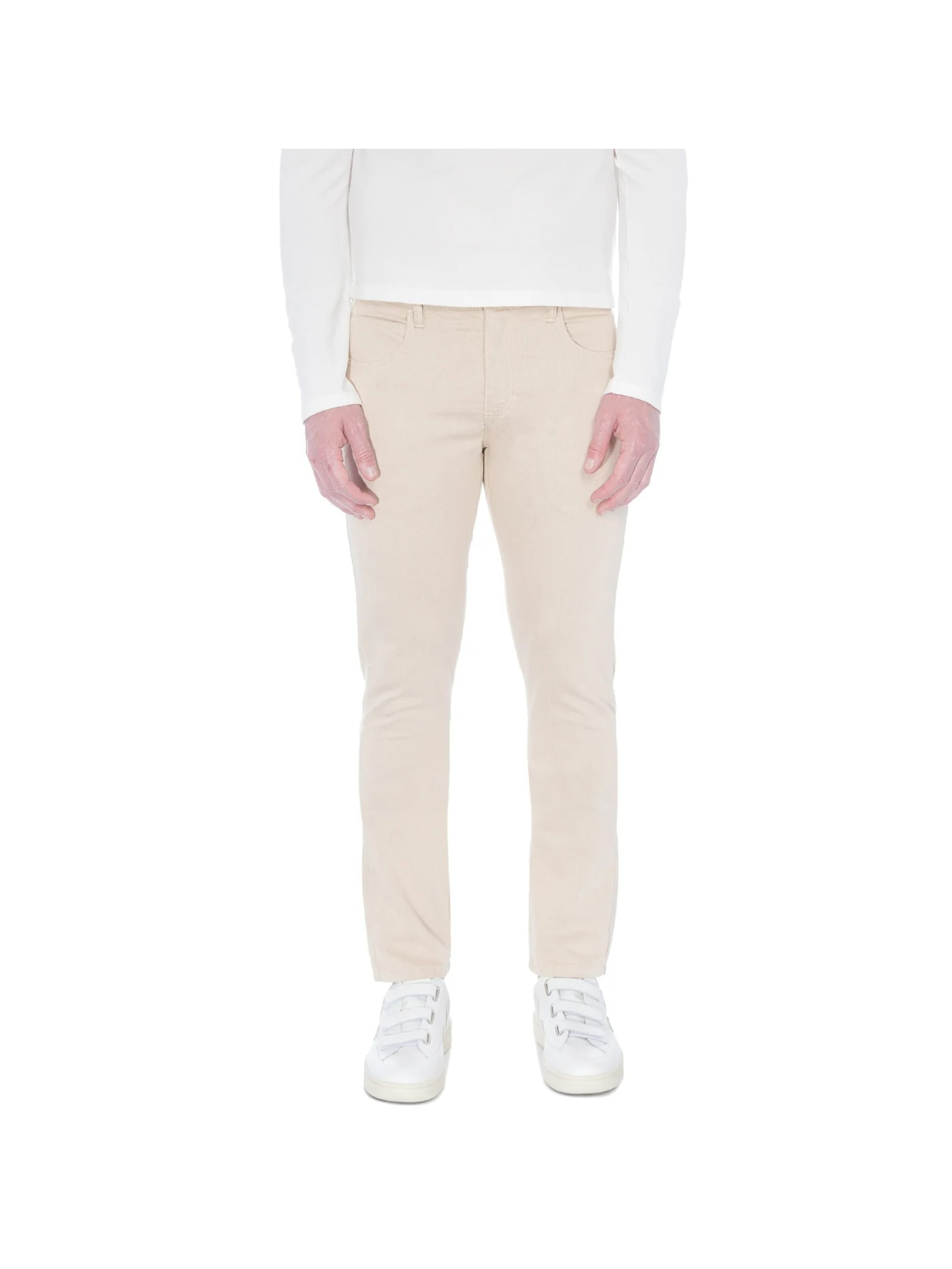 Calça Masculina Skinny Color Bege Reserva