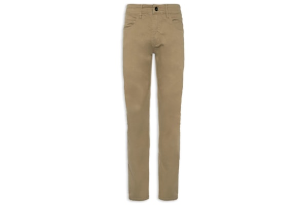 Calça Masculina Skinny Color Pf - Bege