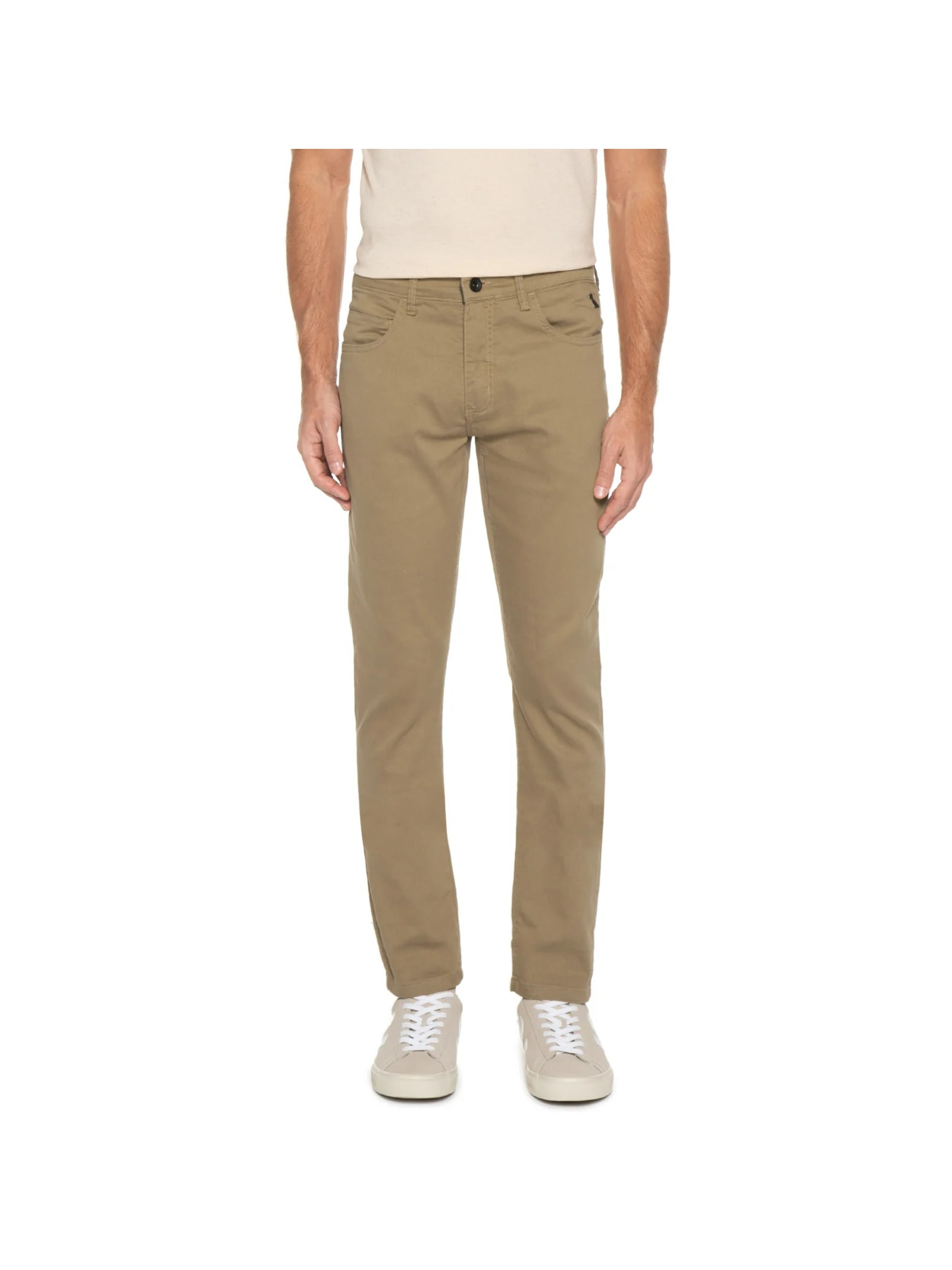 Calça Masculina Skinny Color Pf Bege Reserva