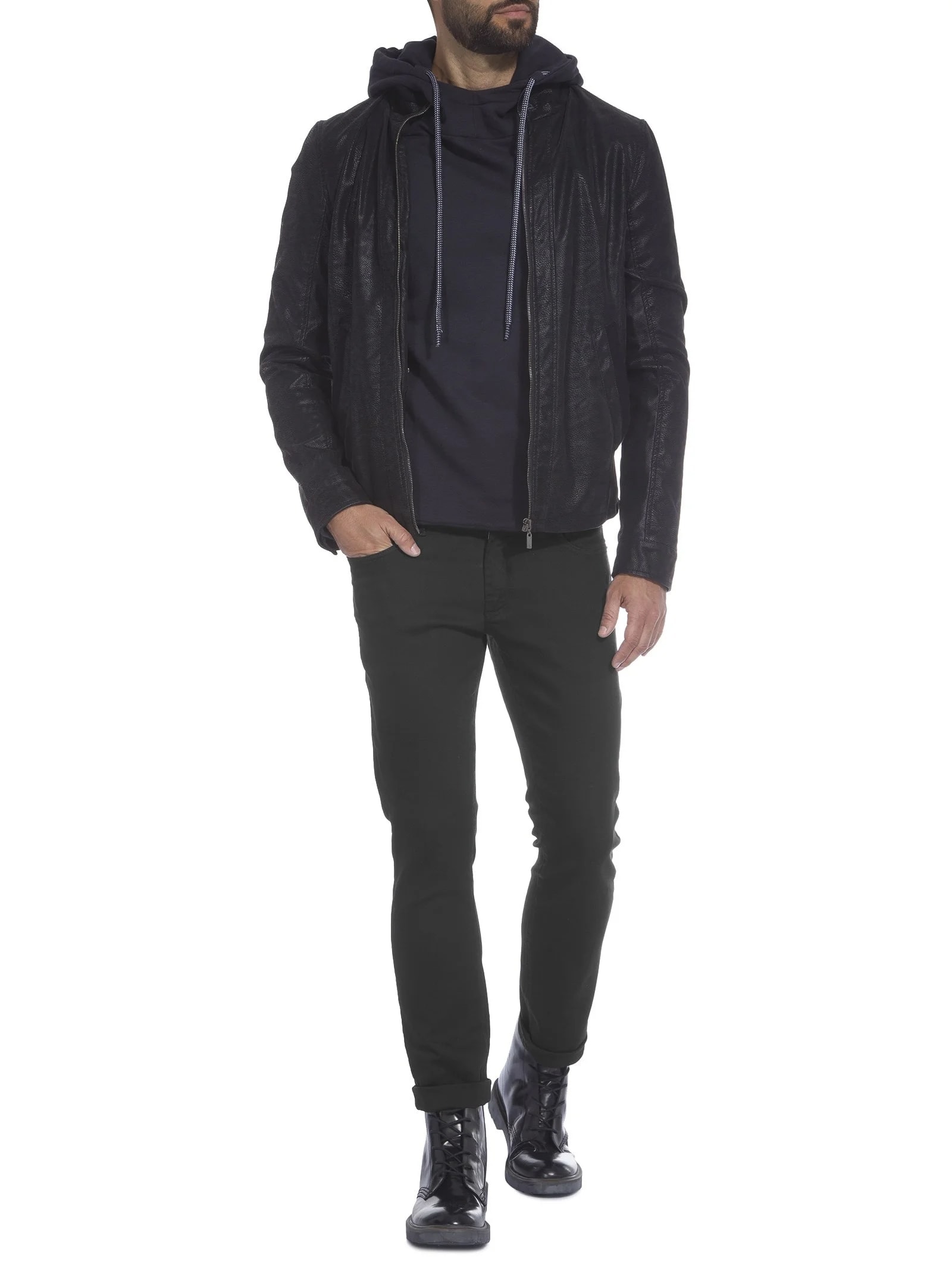 Calça Masculina Skinny Color Preto Reserva