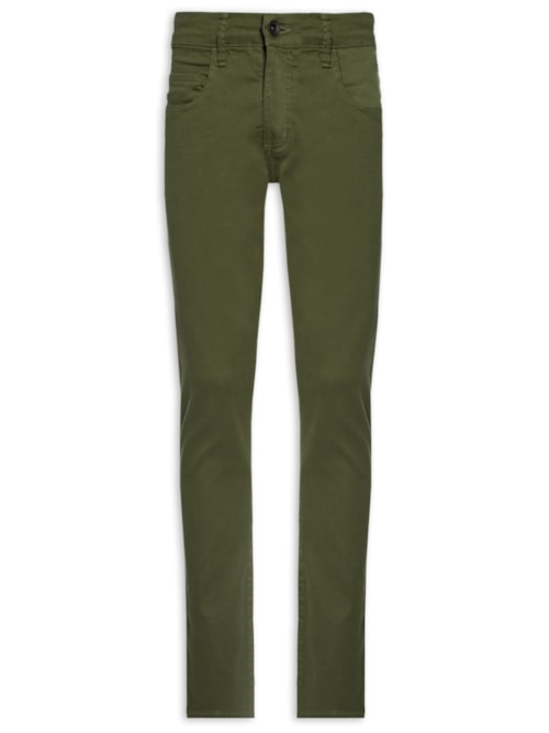 Calça Masculina Skinny Color – Verde