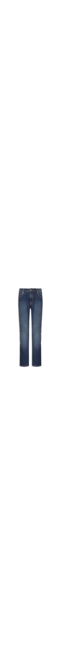 Calça Masculina Skinny Jeans Onda Média - Azul