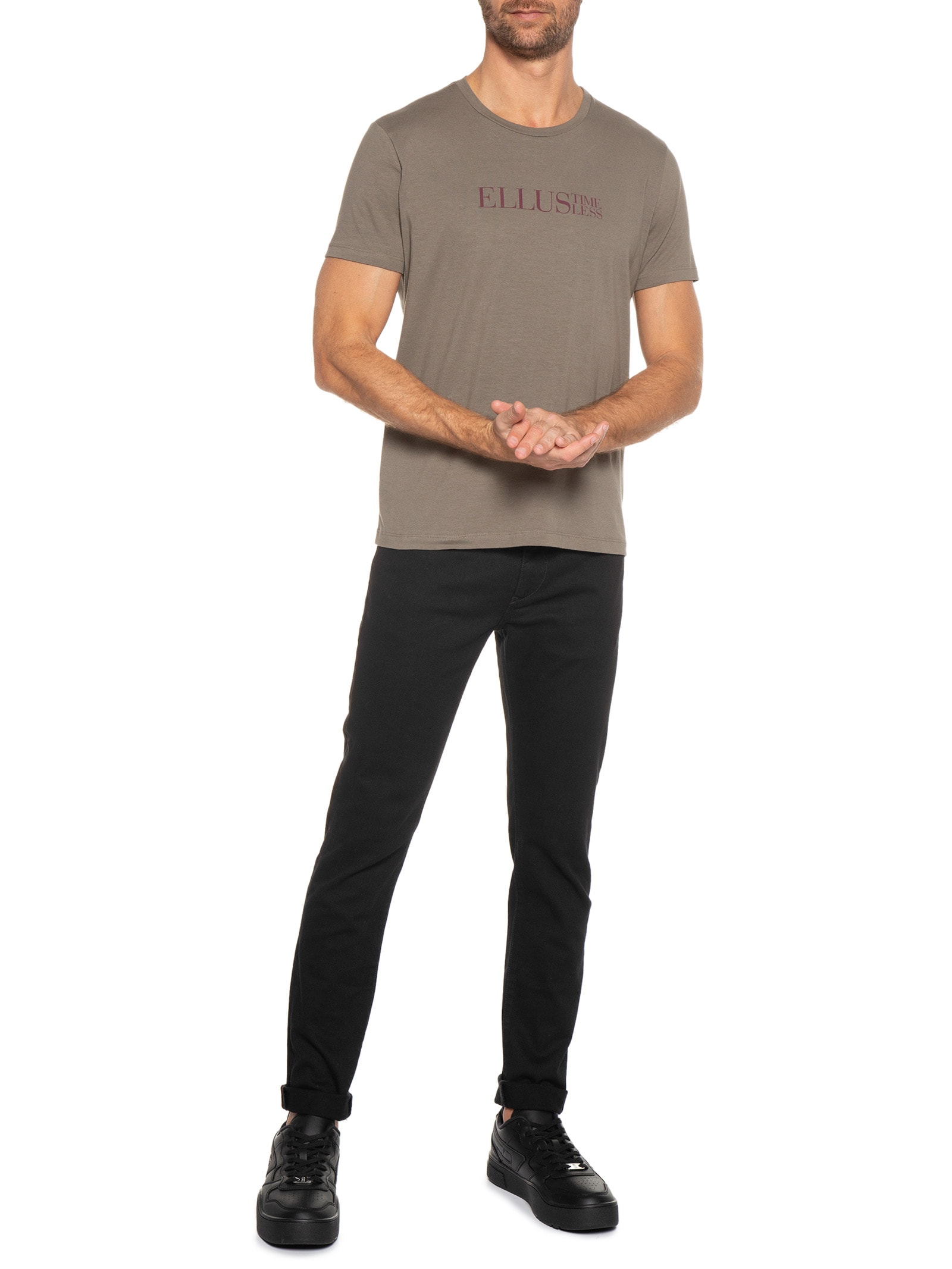 Calça Masculina Slim 2019 D-strukt L.32 Preto Diesel