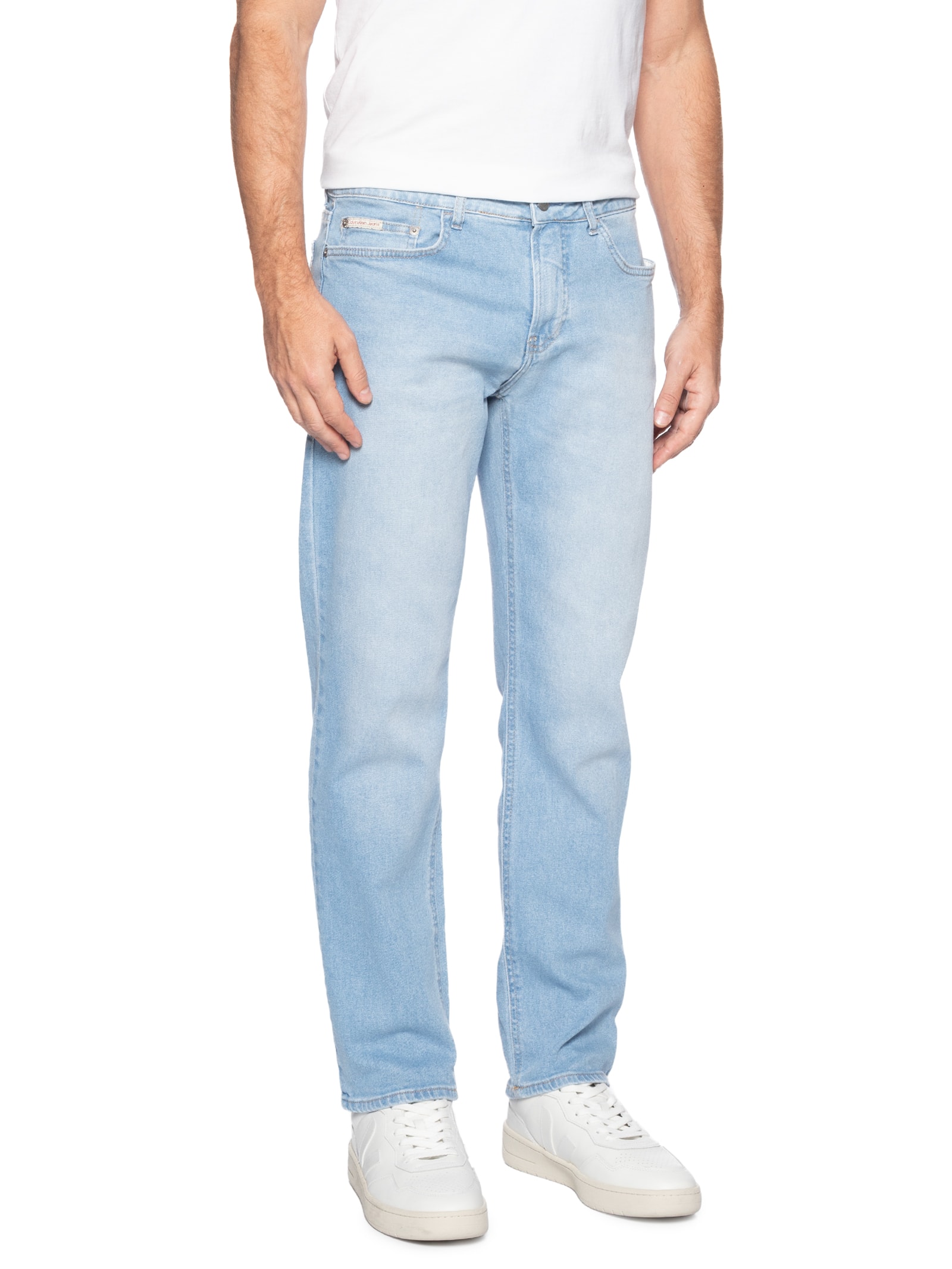 Calça Masculina Slim 5 Pockets Azul Calvin Klein Jeans