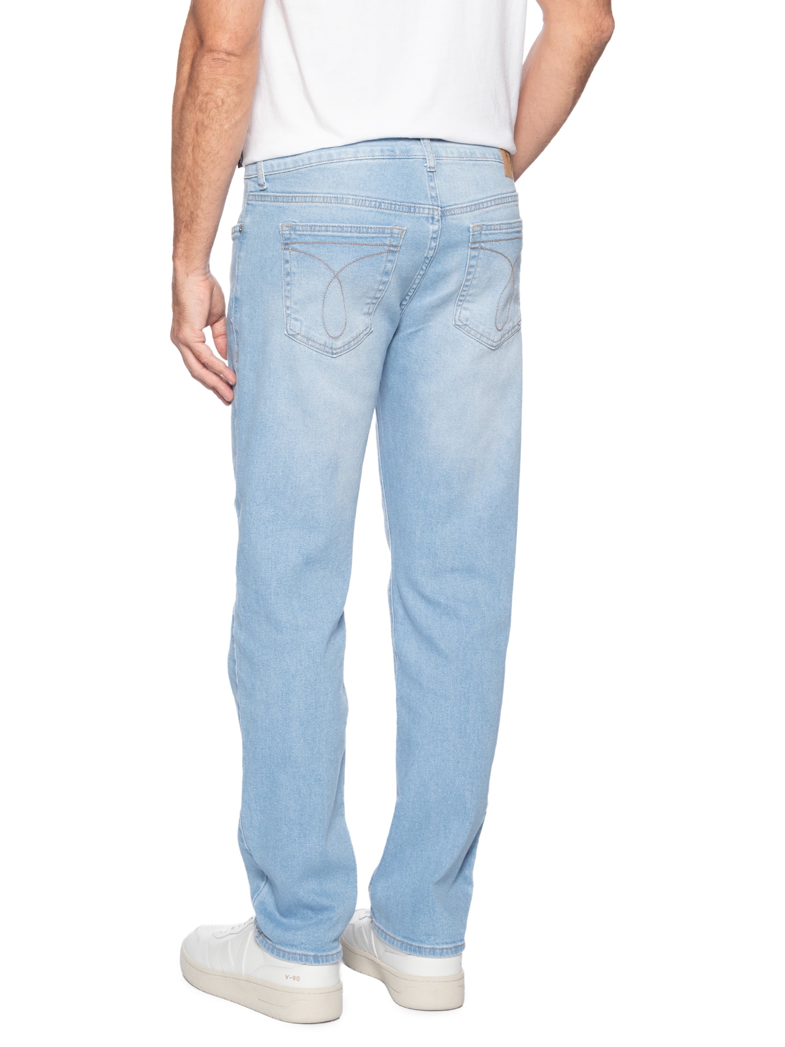 Calça Masculina Slim 5 Pockets Azul Calvin Klein Jeans