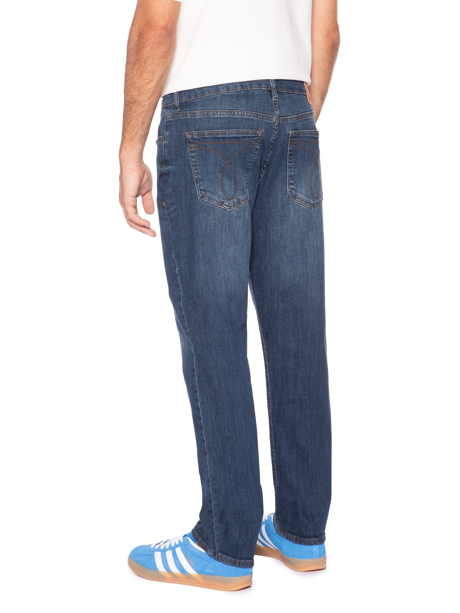 Calça Masculina Slim 5 Pockets Azul Calvin Klein Jeans