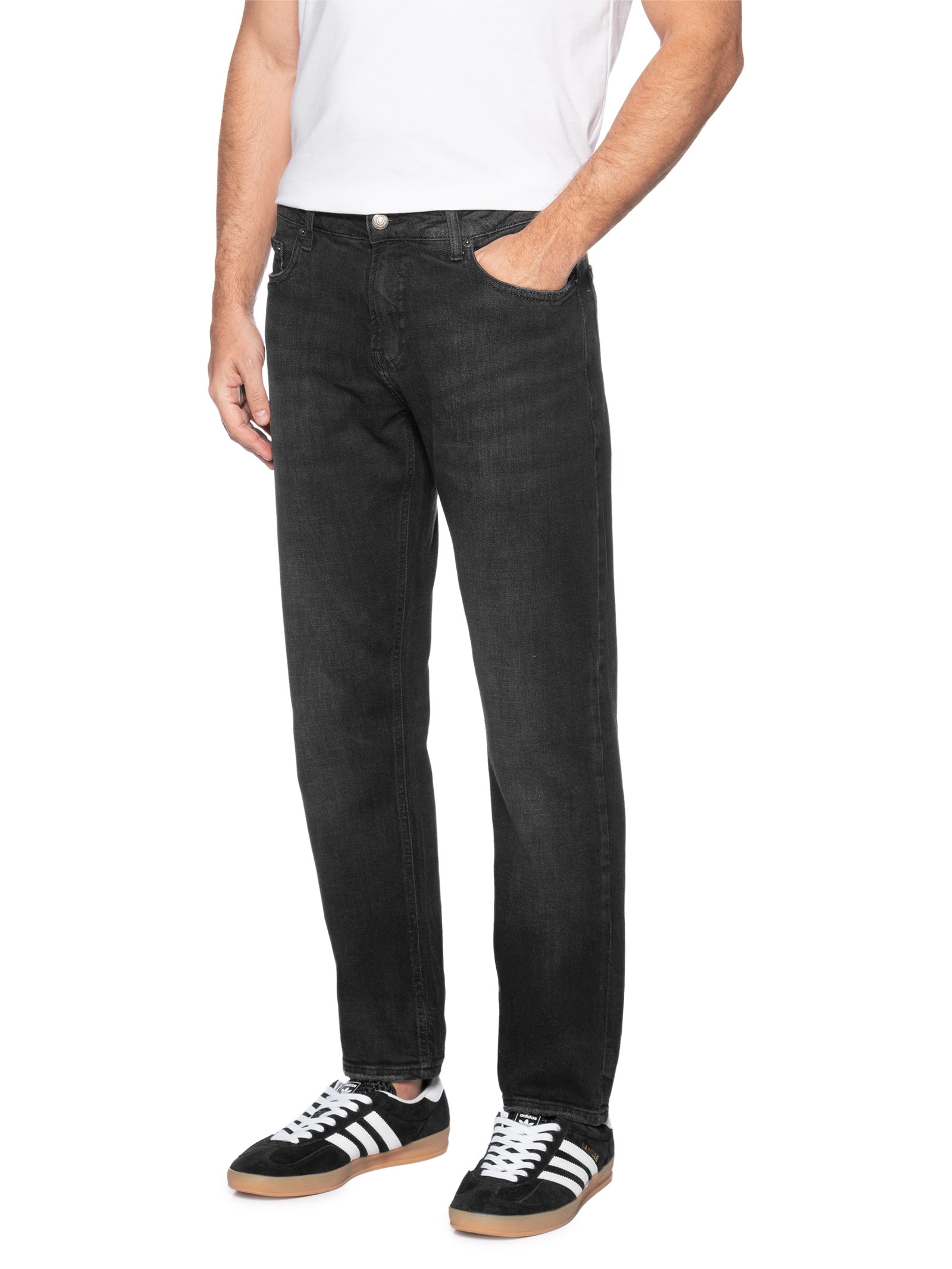 Calça Masculina Slim 5 Pockets Preto Calvin Klein Jeans