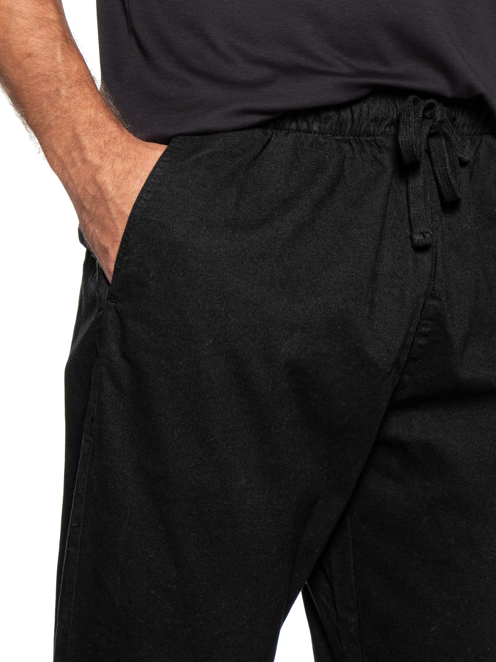 Calça Masculina Slim Casual Pier Preto Foxton