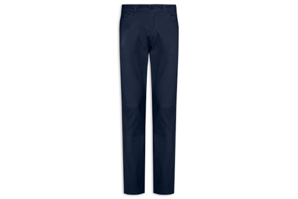 Calça Masculina Slim Chino Color - Azul