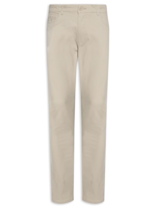 Calça Masculina Slim Chino Color – Bege