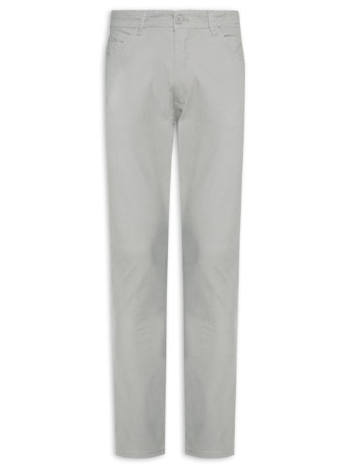 Calça Masculina Slim Chino Color – Cinza