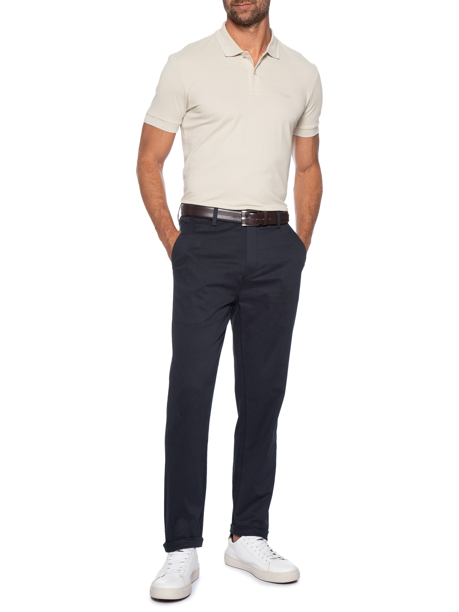 Calça Masculina Slim Chino Preto Oficina Reserva