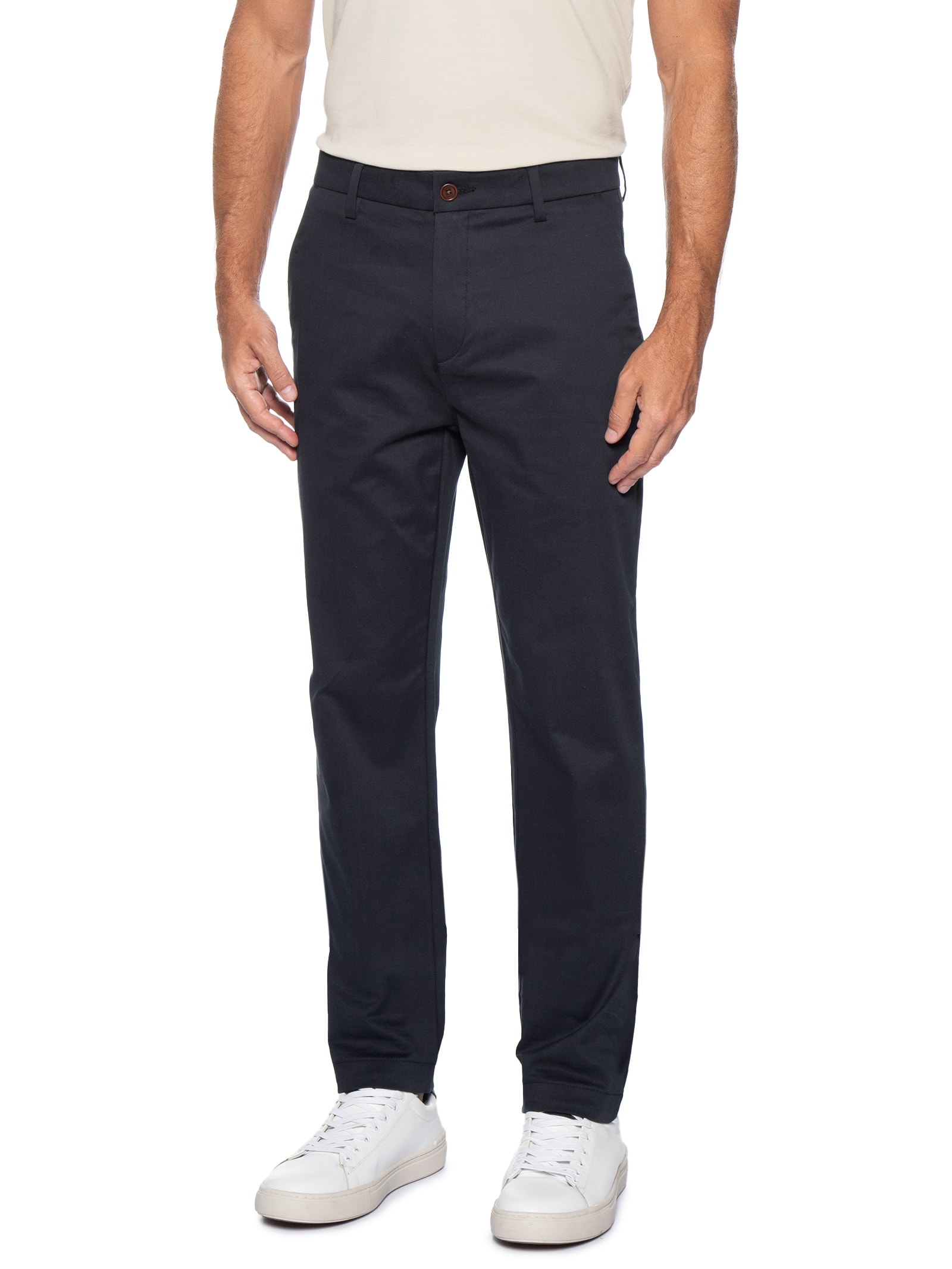 Calça Masculina Slim Chino Preto Oficina Reserva