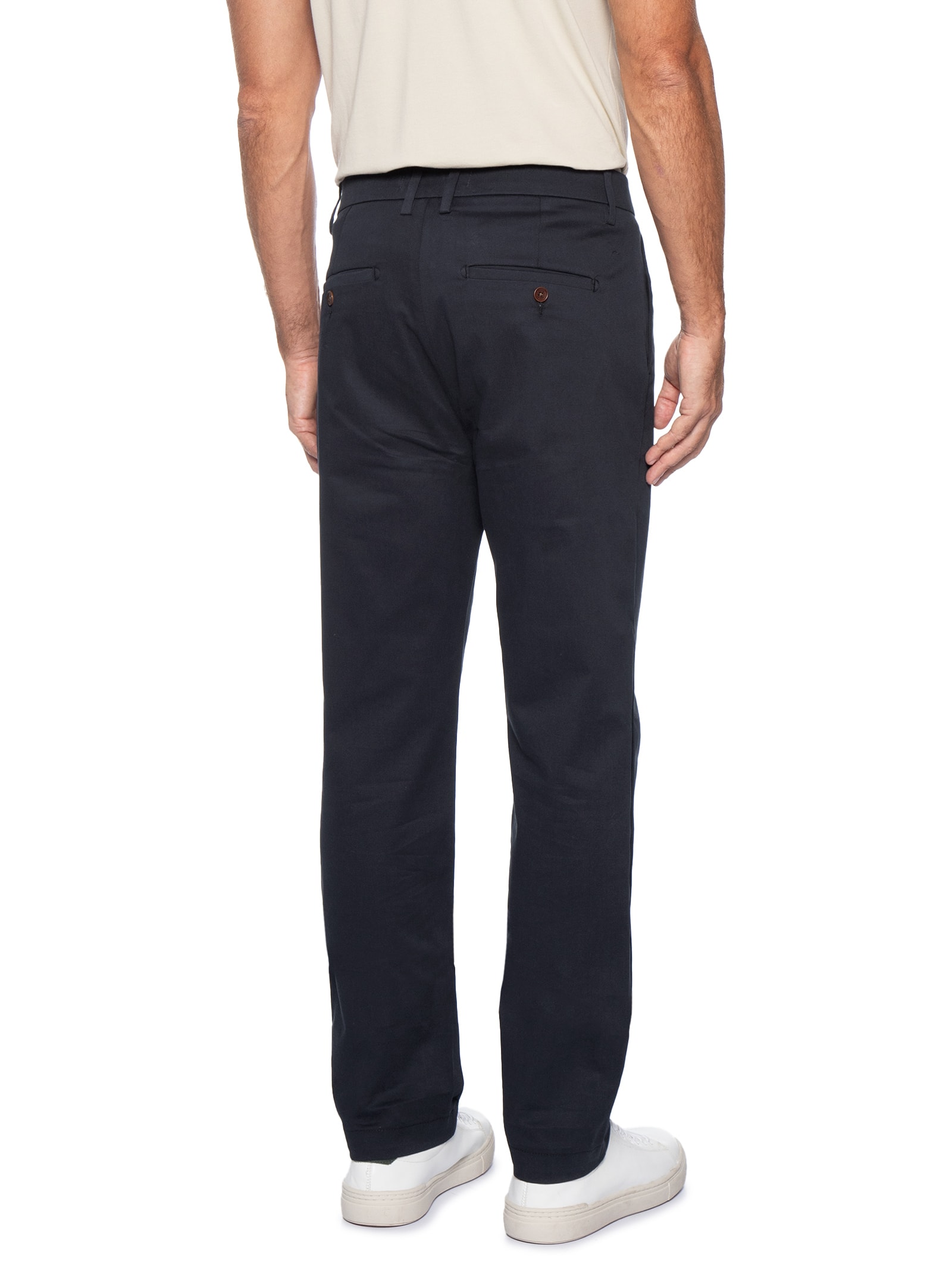 Calça Masculina Slim Chino Preto Oficina Reserva