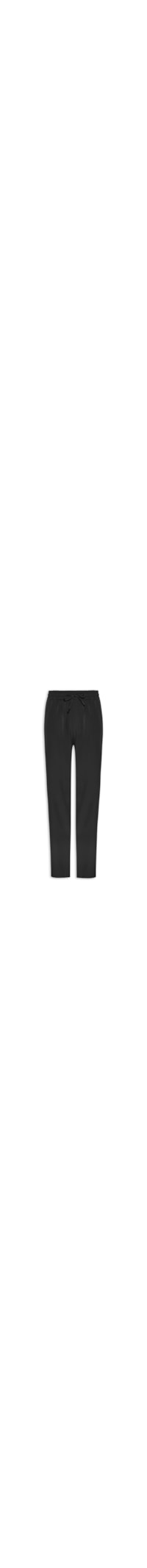Calça Masculina Slim Com Elástico No Cós - Preto