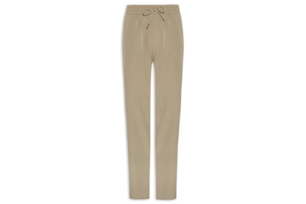 Calça Masculina Slim Com Elástico No Cós - Verde