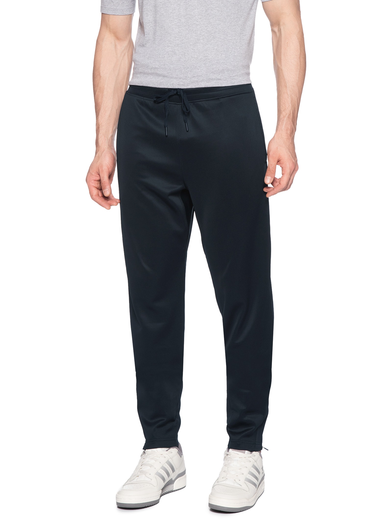 Calça Masculina Slim Cós Elástico Azul Basiq Men
