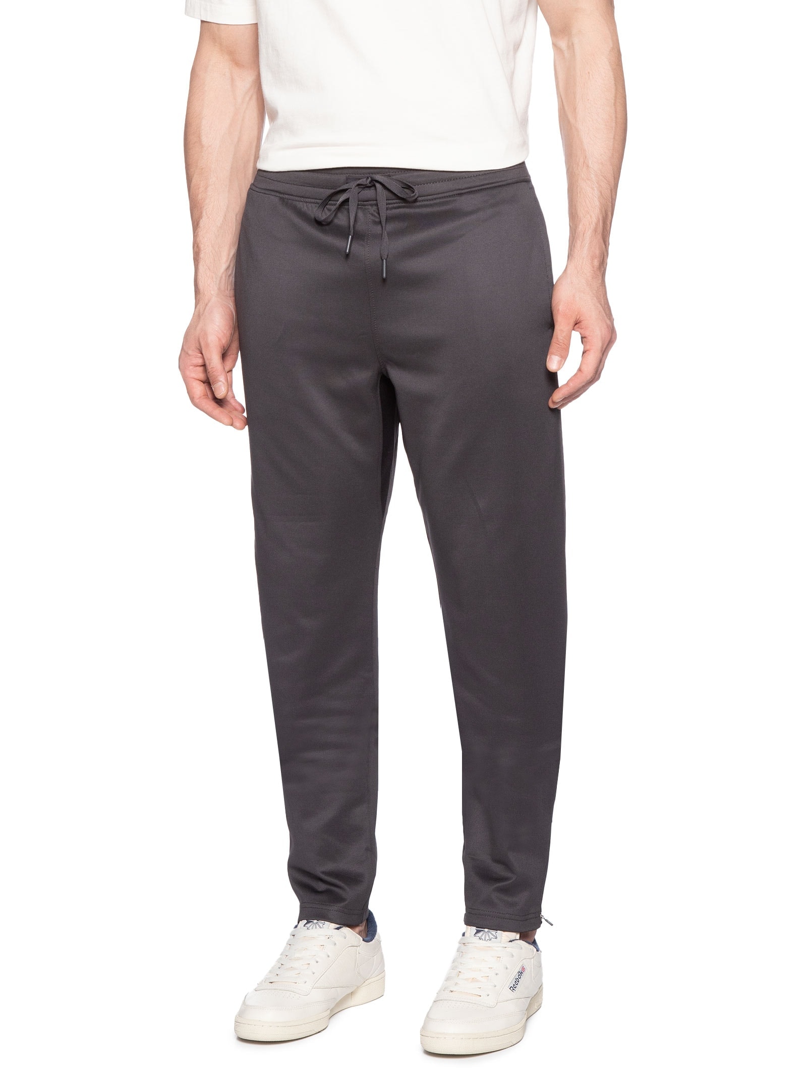 Calça Masculina Slim Cós Elástico Cinza Basiq Men