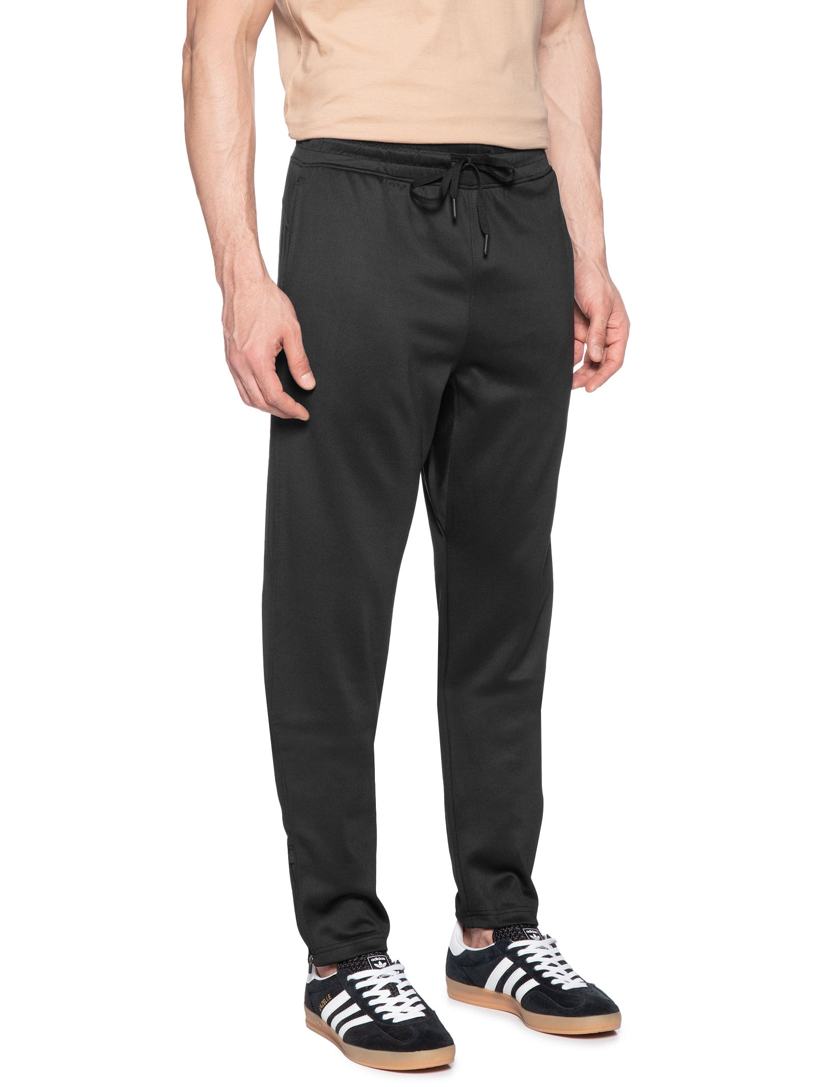 Calça Masculina Slim Cós Elástico Preto Basiq Men