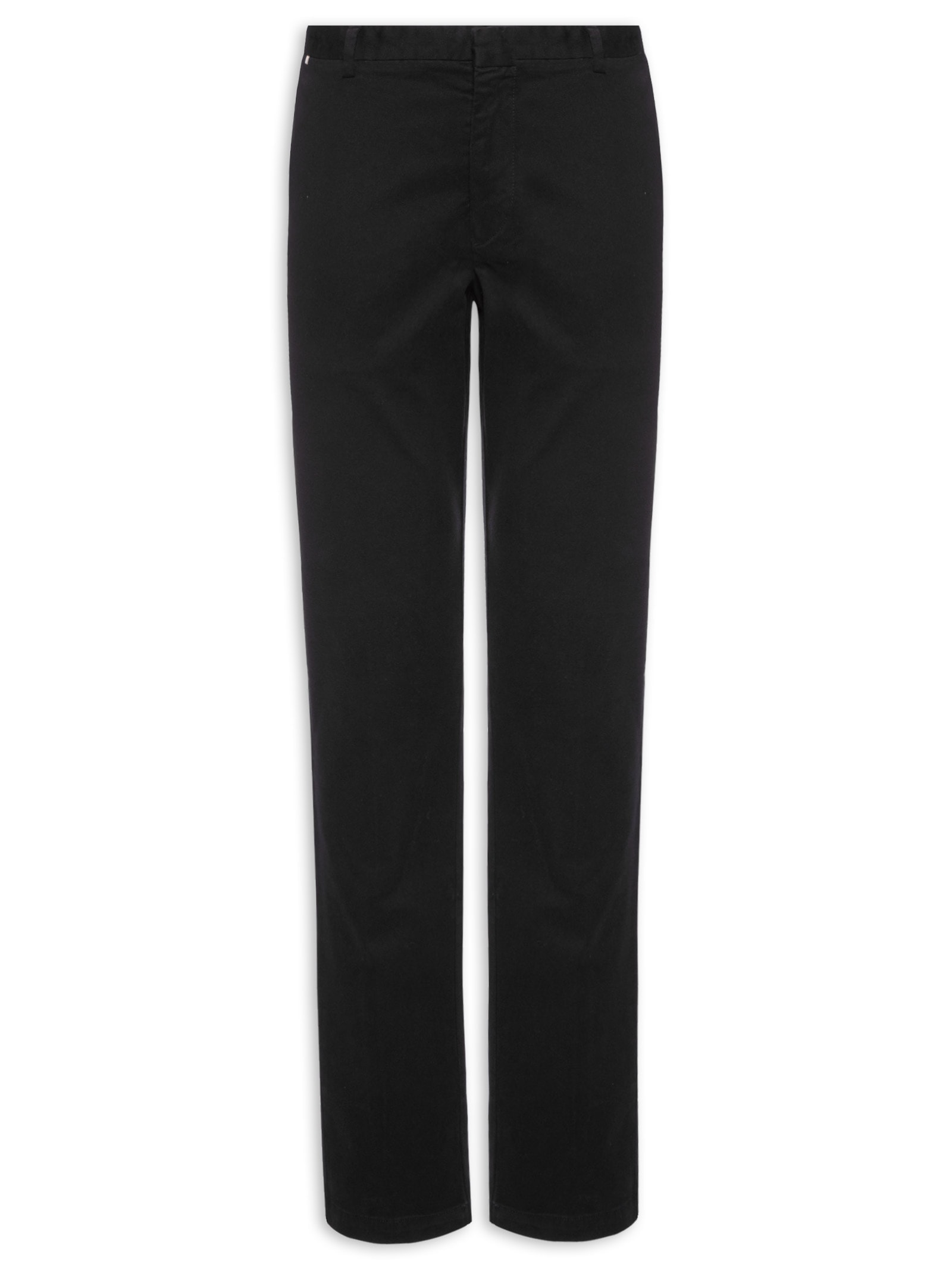 Calça Masculina Slim De Sarja Kaito Preto Preto Boss