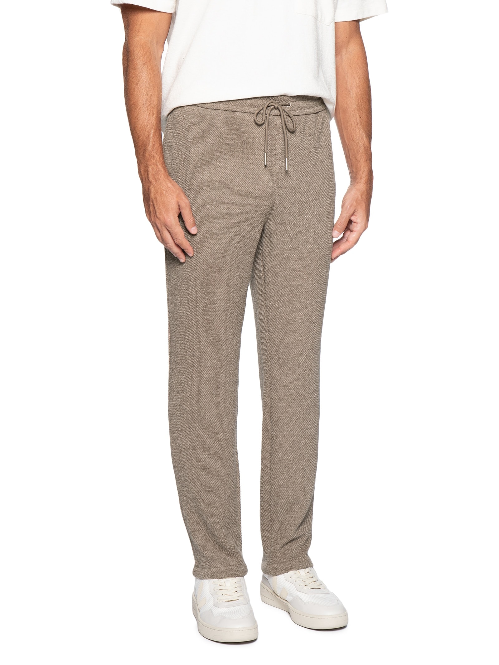 Calça Masculina Slim Falesia Bege Foxton