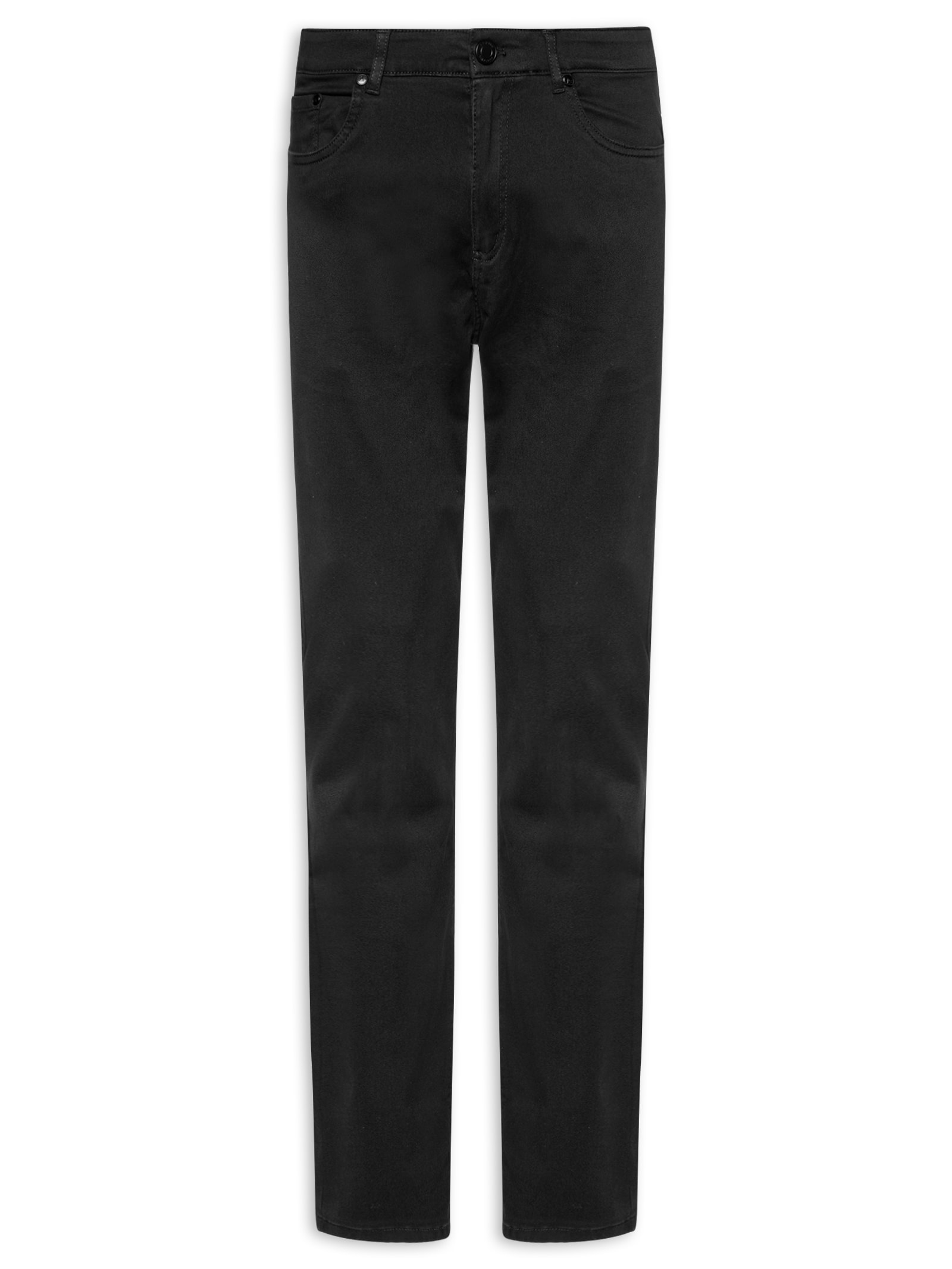 Calça Masculina Slim Fit 5 Pockets Color Preto Aramis