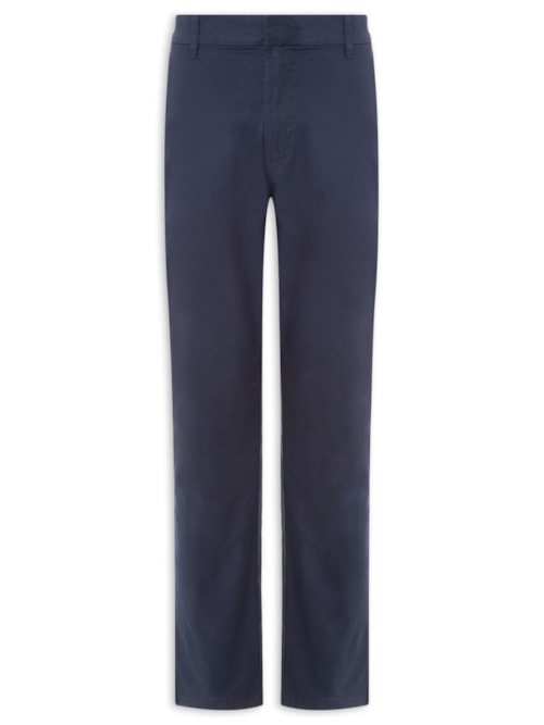 Calça Masculina Slim Fit Cós Alfaiatado – Azul