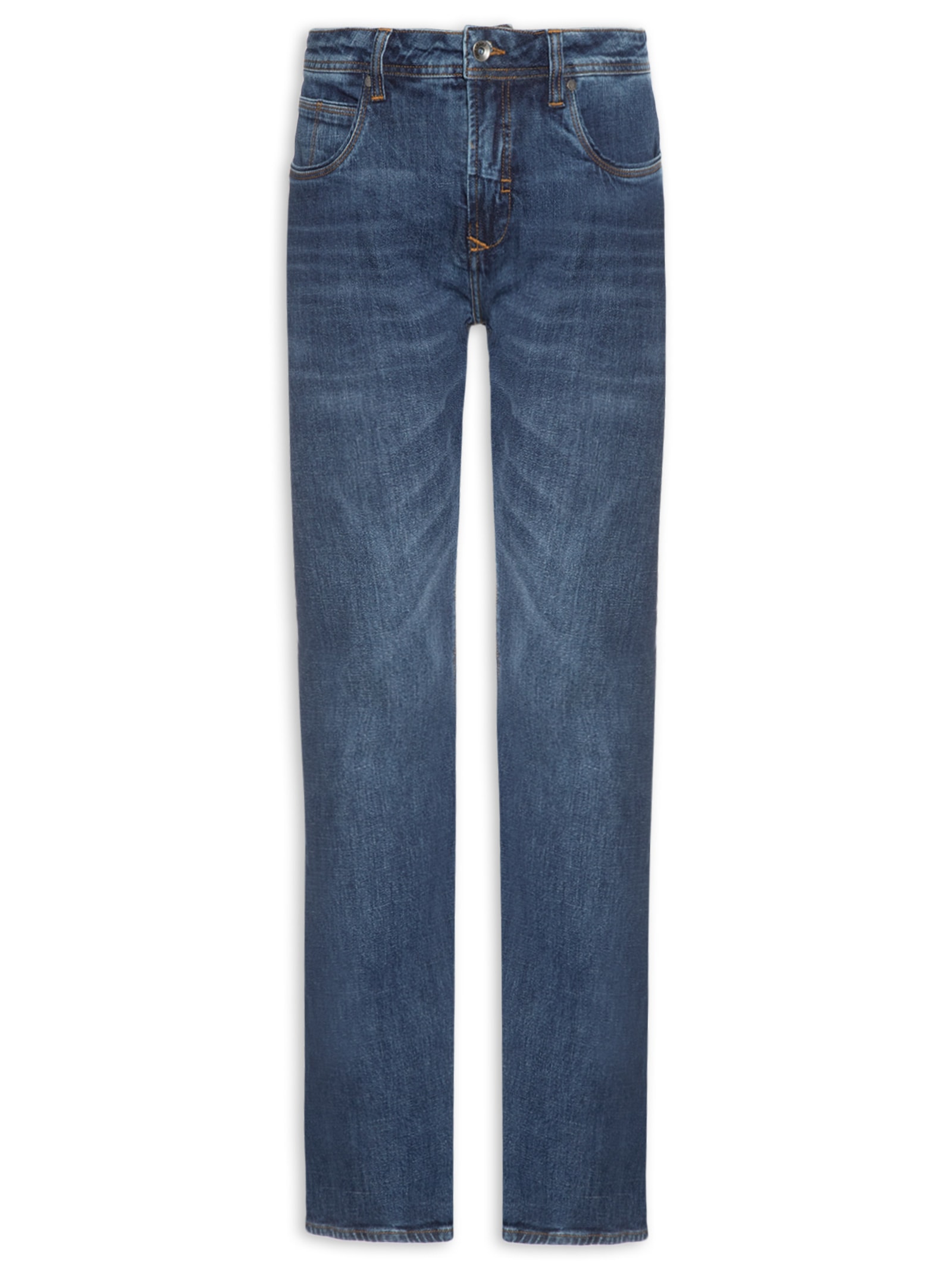 Calça Masculina Slim Fit Jeans Azul Pineapple