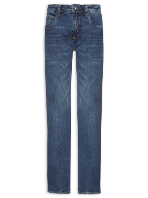 Calça Masculina Slim Fit Jeans – Azul